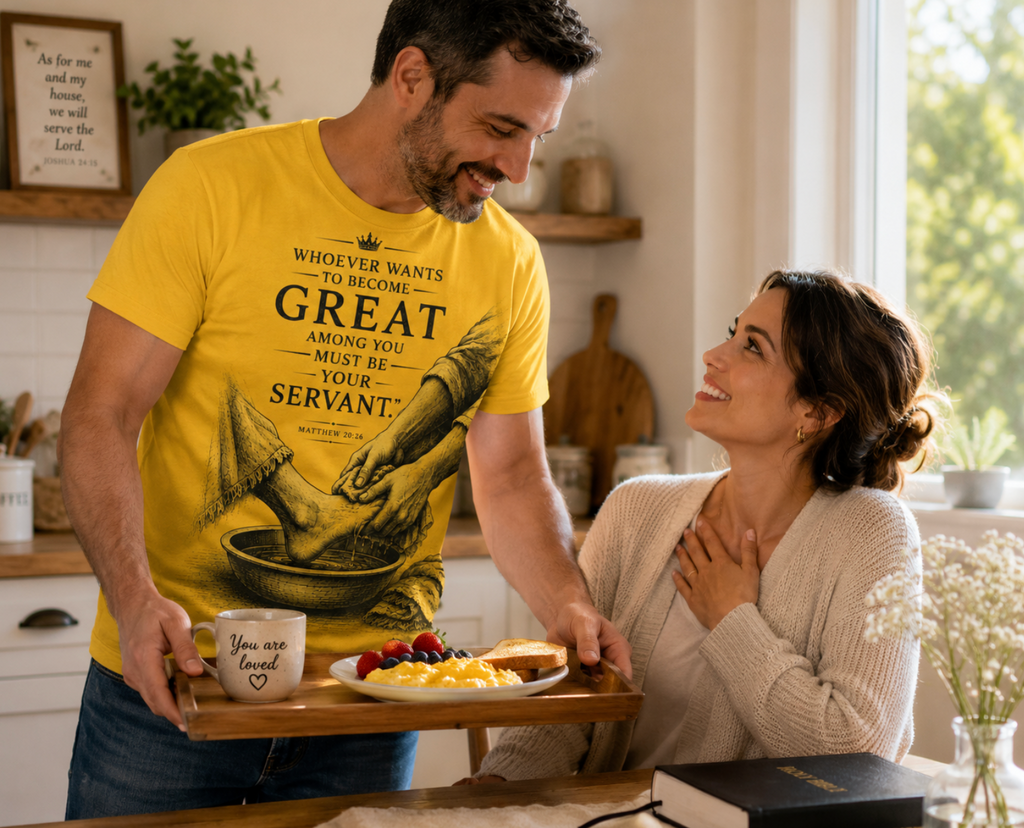 Servant Man Tee / Premium Cotton T-Shirt / BEAR FRUIT