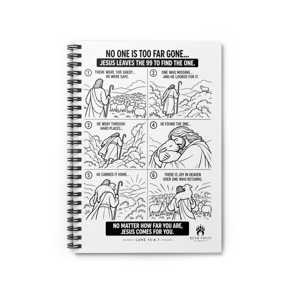 The One- No One Is Too Far Gone Spiral Notebook |