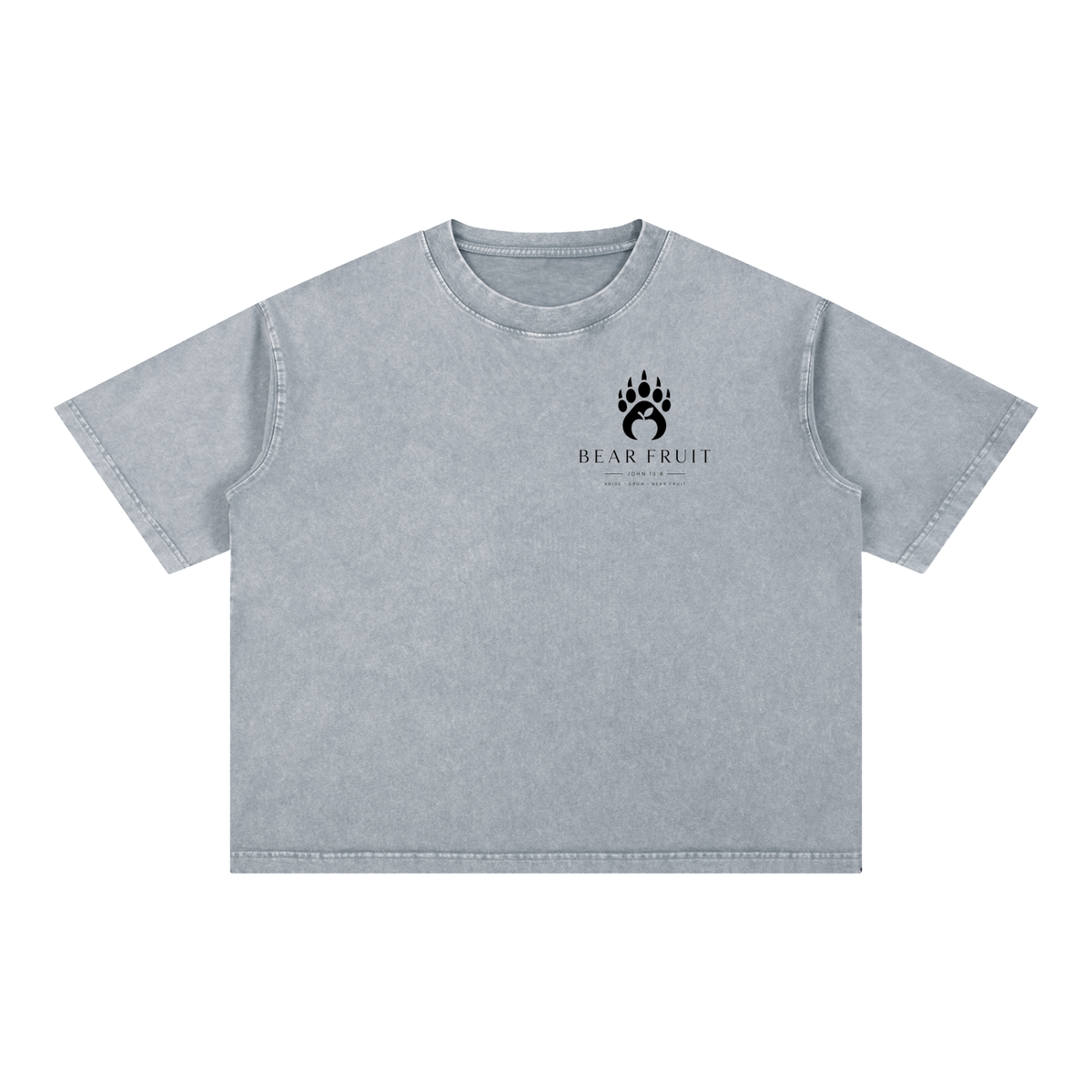 Gear Up! Armor of God- Mineral Wash Boxy Cotton T-Shirt