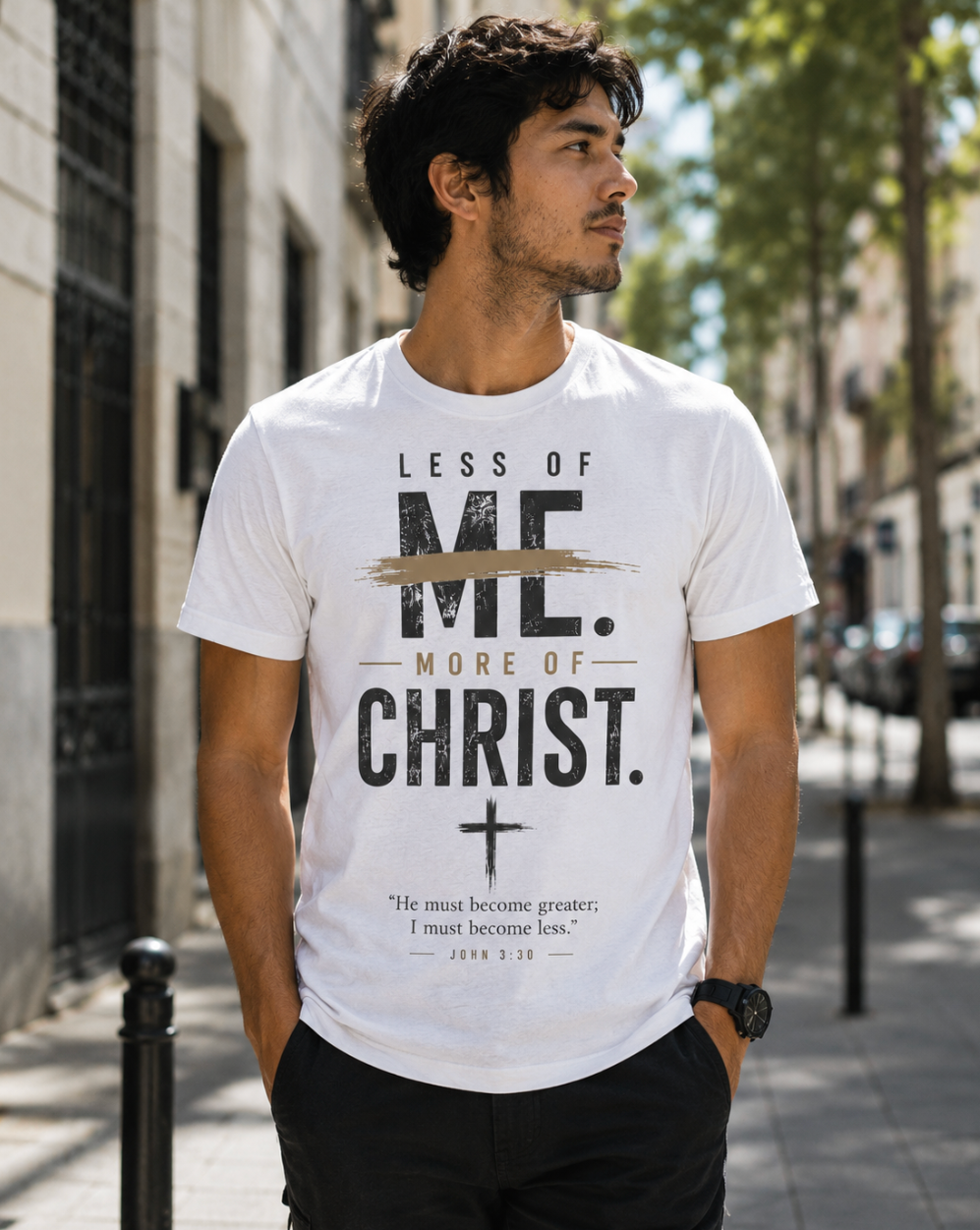 Less of Me Faith T-Shirt / BEAR FRUIT