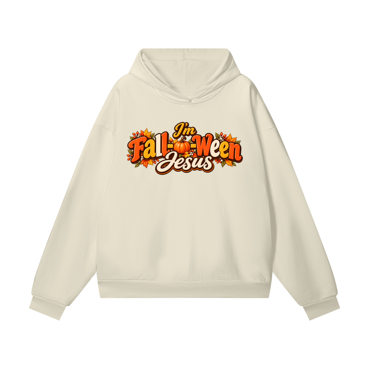 I'm Fall-O-Ween Jesus- Oversize fleece hoodie