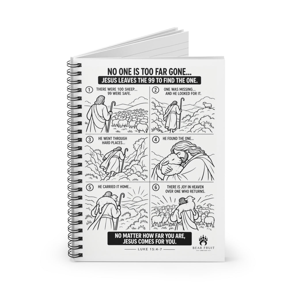The One- No One Is Too Far Gone Spiral Notebook |