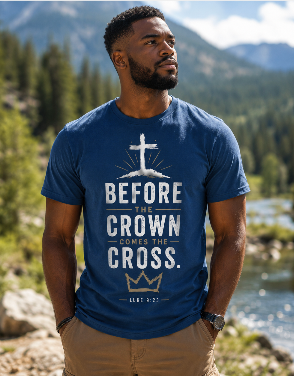 Before the Cross T-Shirt – Dark Colors / BEAR FRUIT