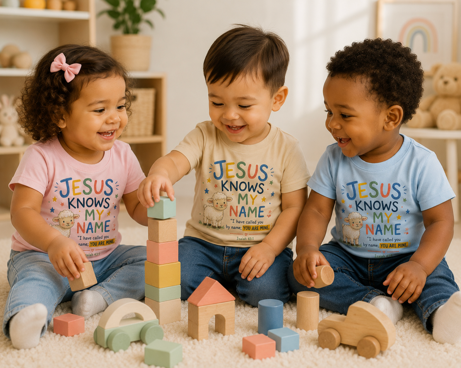 Jesus Knows Toddler Tee / BEAR FRUIT