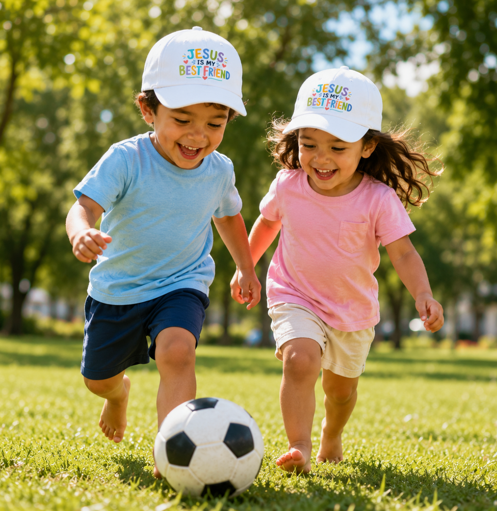Kids' Faith Cap – Unstructured Twill / BEAR FRUIT