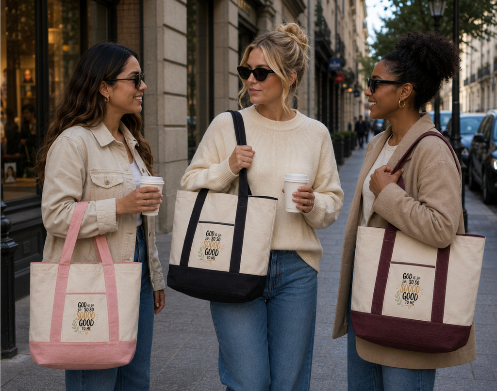 Bear Fruit Canvas Tote Bag