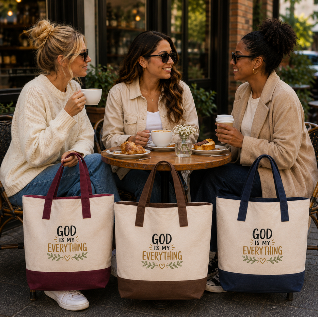 God is My Everything Tote Bag