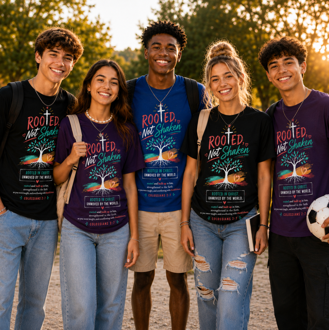 Rooted Teenager Faith Tee / BEAR FRUIT