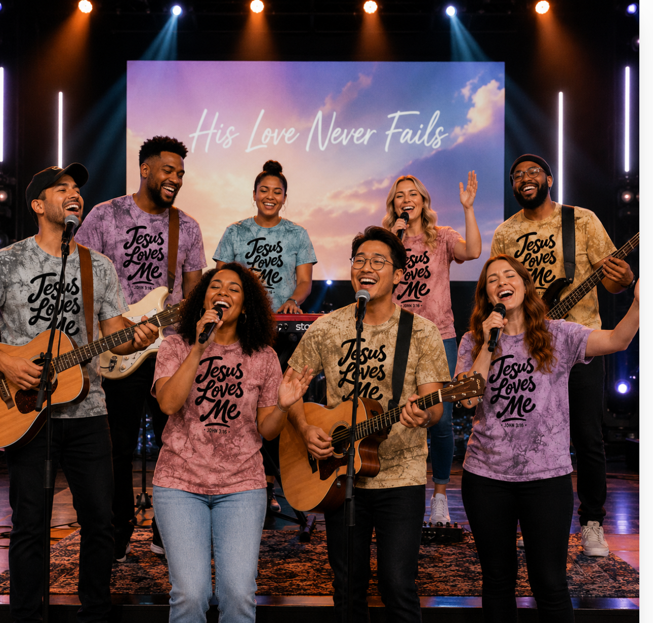 Jesus Loves Me | Adult Tee Front Design