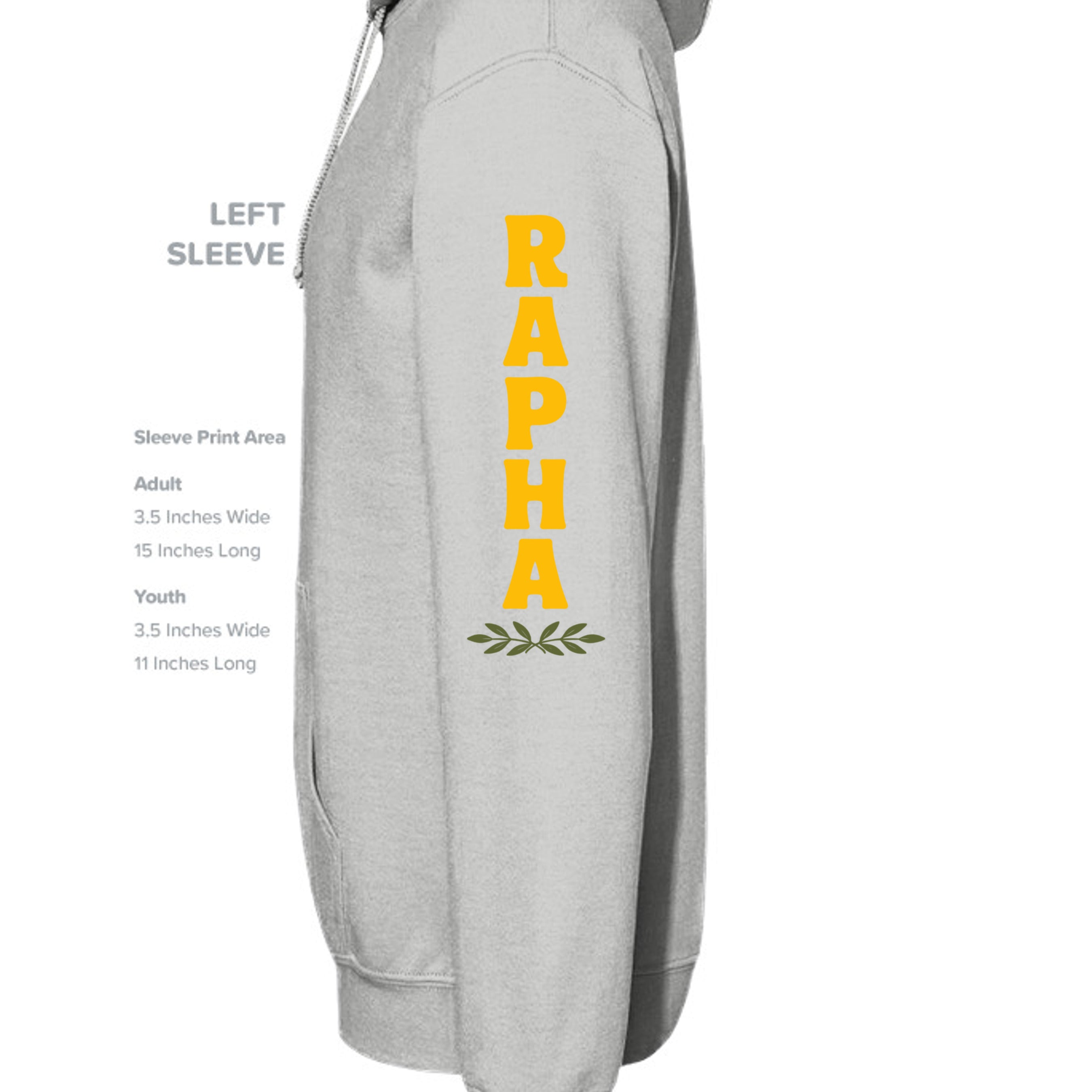Granite Grey Heather - AL4000 - SLEEVE_LEFT